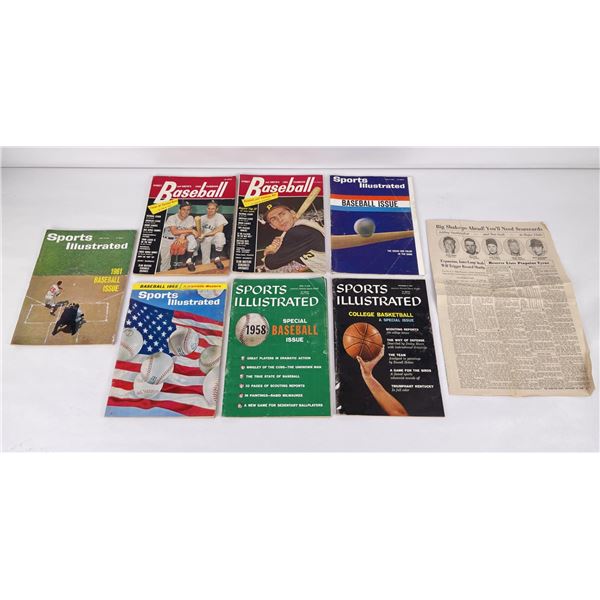 Sports Illustrated Baseball and Basketball