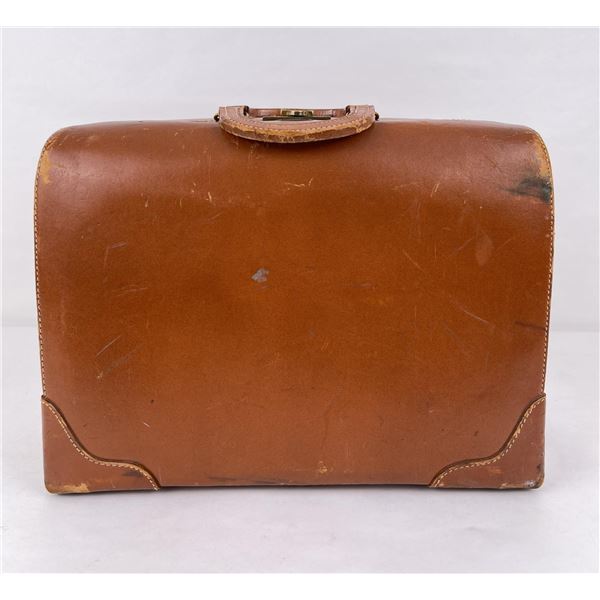 Schell Leather Suitcase