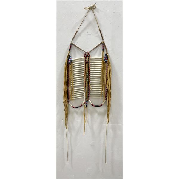 Plains Indian Bone Hair Pipe Breastplate