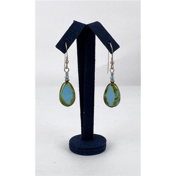 Oregon Blue Opal Earrings