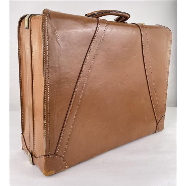 Vintage Leather Suitcase