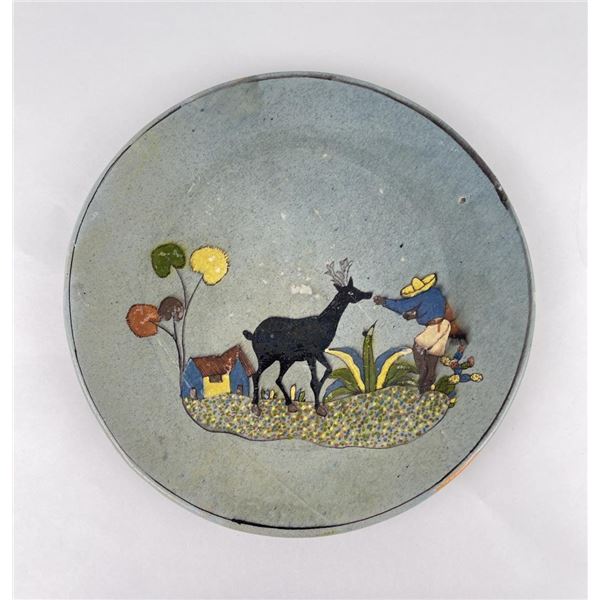 Tlaquepaque Mexican Pottery Plate
