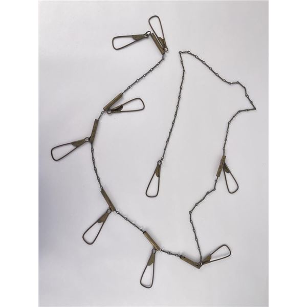 Antique Brass Fish Fishing Stringer