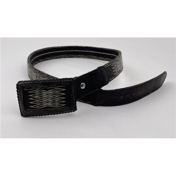 Deer Lodge Montana Prison Horsehair Belt