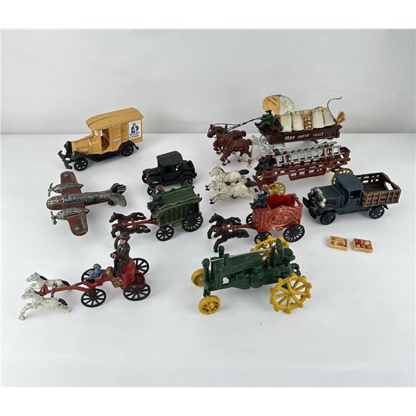 Group of Reproduction Cast Iron Toys