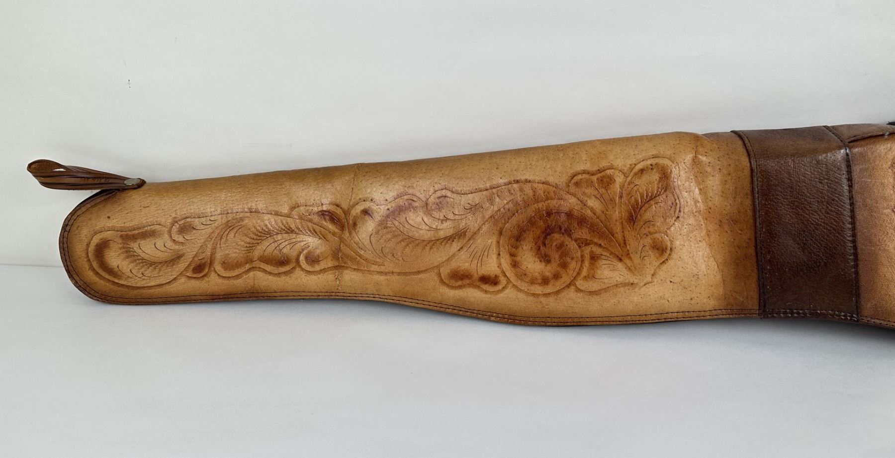 Mexican Tooled Leather Rifle Case