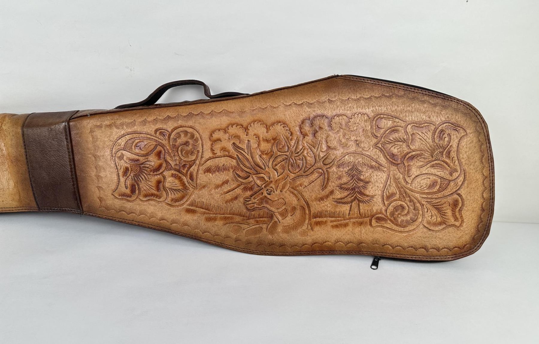 Mexican Tooled Leather Rifle Case