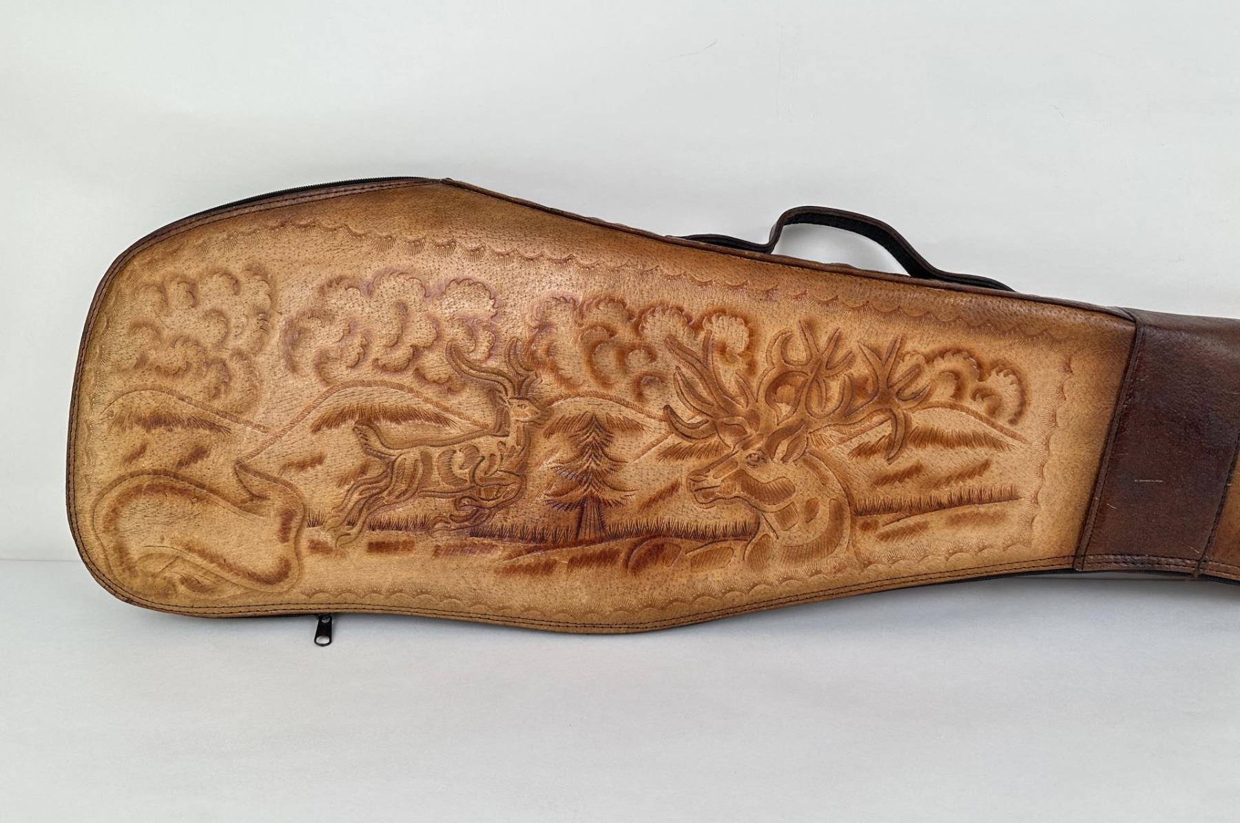 Mexican Tooled Leather Rifle Case