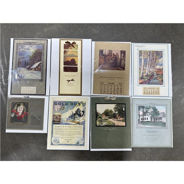 Collection of Antique Calendars