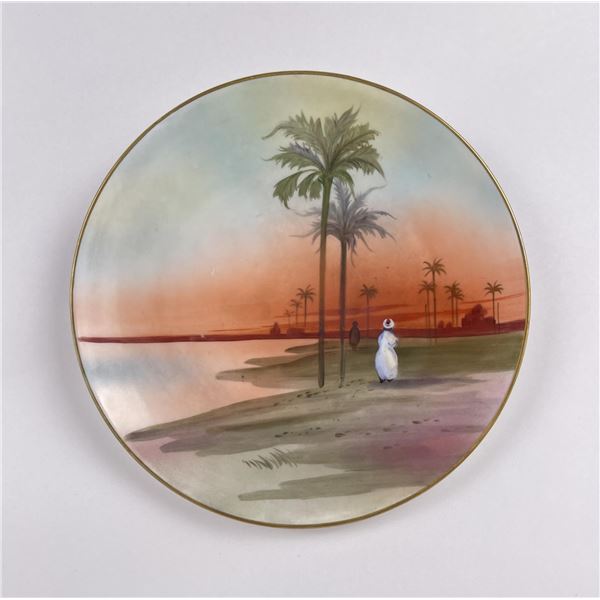 Nippon Porcelain Egypt Pattern Plate