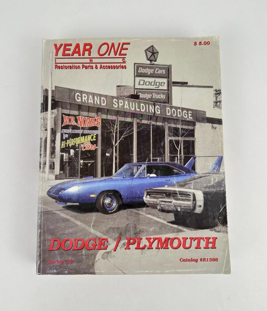 Year One Dodge Plymouth Restoration Parts Catalog