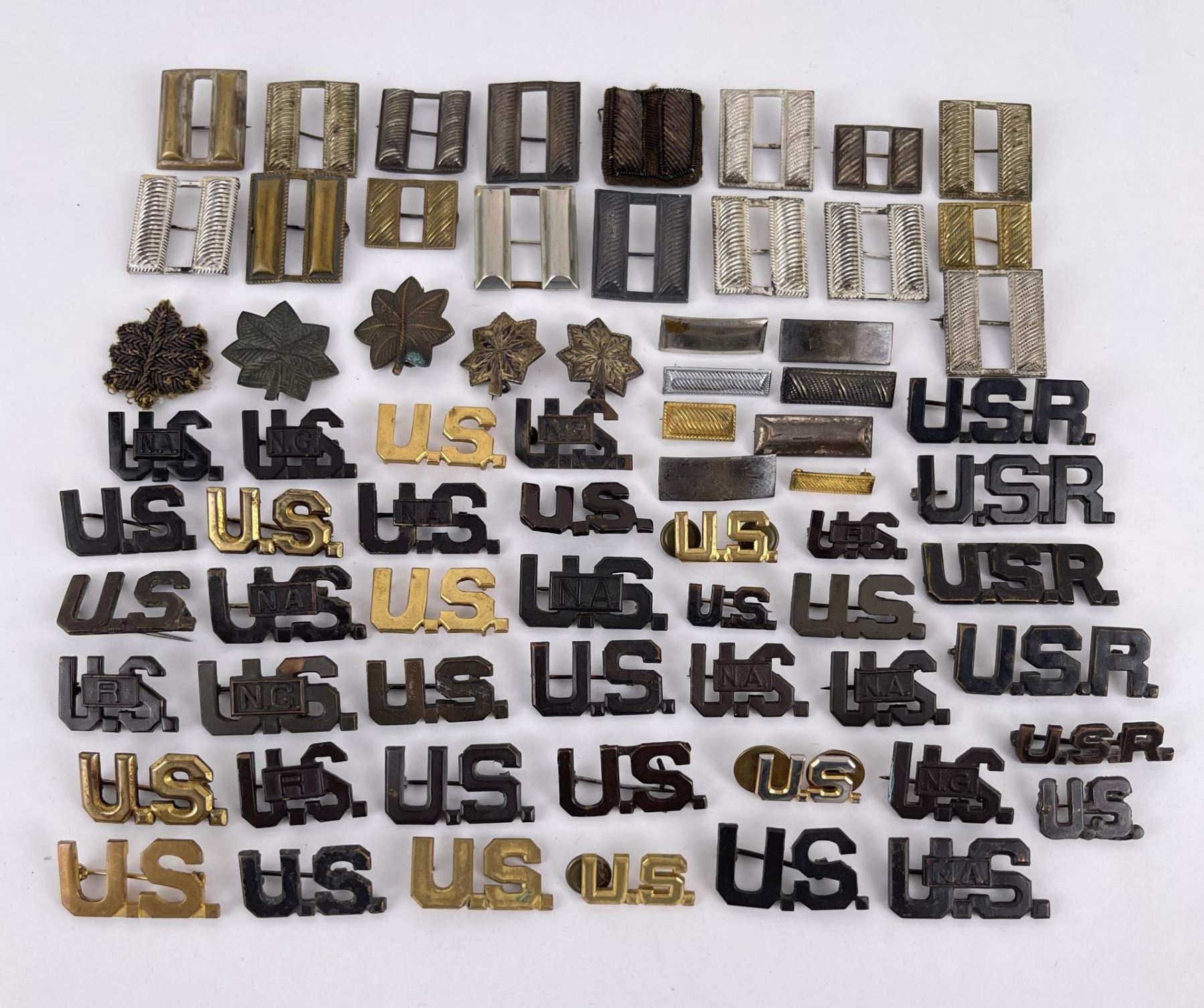 American Ww1 Ranks Collection of WWI WW1 US Army Insignia
