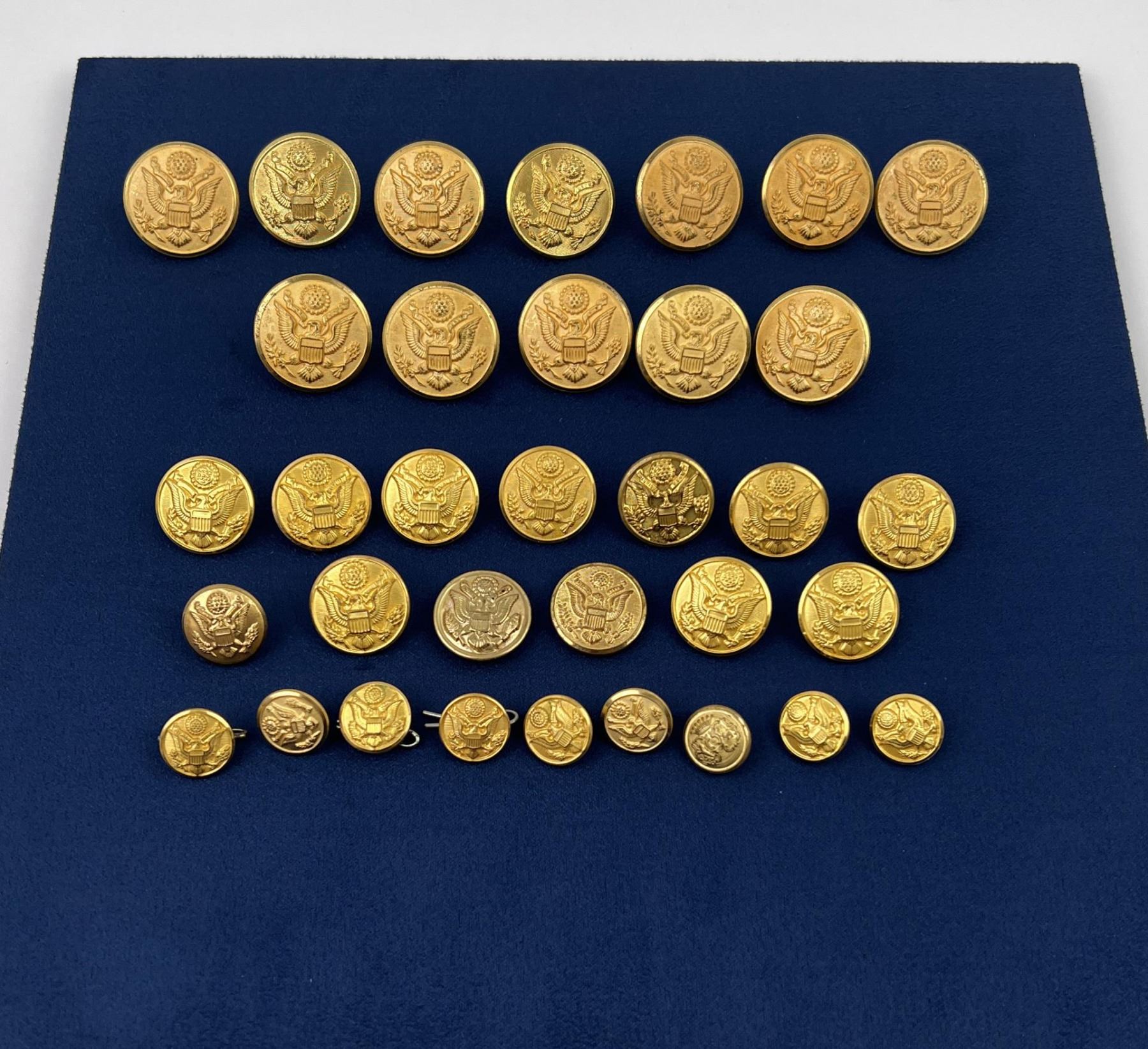 Military Button Types US Army Coat Buttons