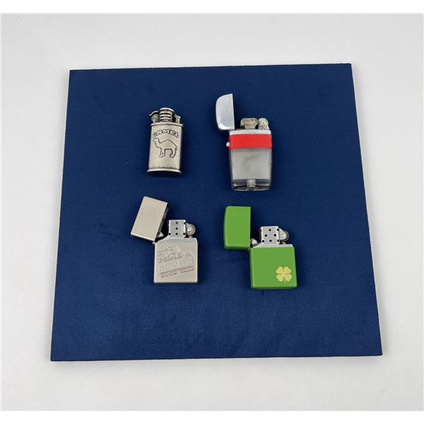 Collection of Vintage Lighters Zippo Scripto