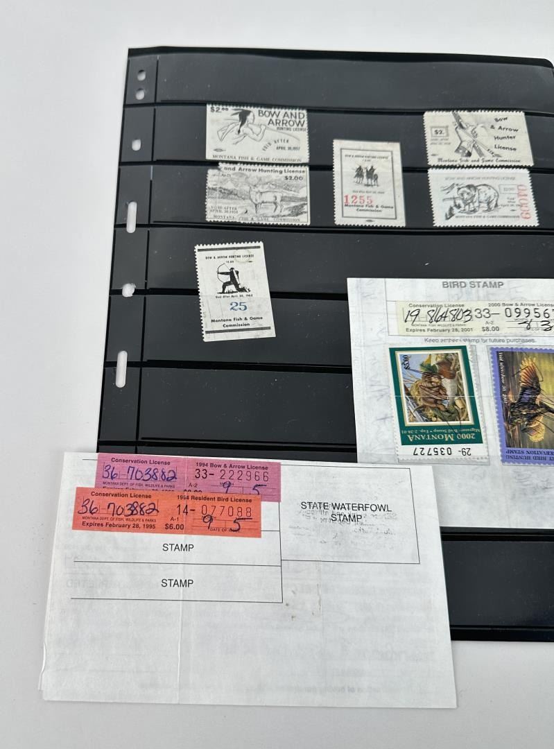 Montana Bow & Arrow Hunting License Stamps