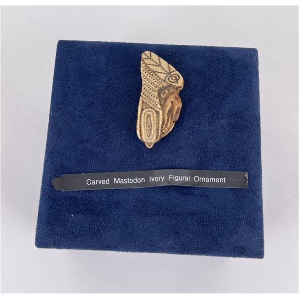 Alaskan Inuit Eskimo Fossil Mastodon Ornament