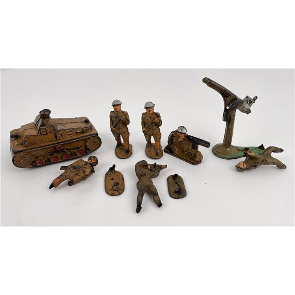 WWI WW1 Soldier Barclay Maniol Toys
