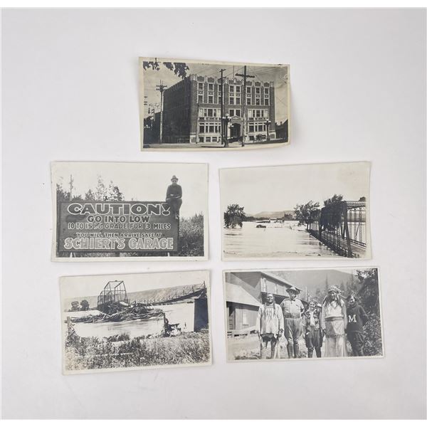 Antique Montana Flood Indian Photos