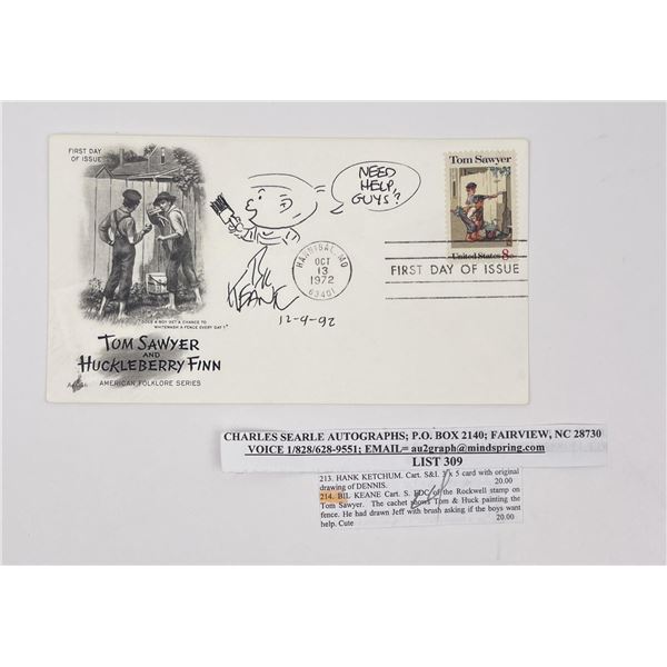 Bil Keane Autographed First Day Cover