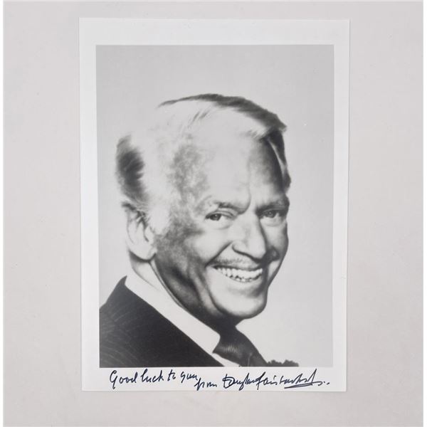 Douglas Fairbanks Jr. Autographed Photo