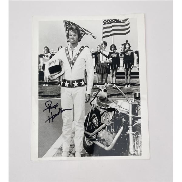 George Hamilton Evel Knievel Autographed Photo