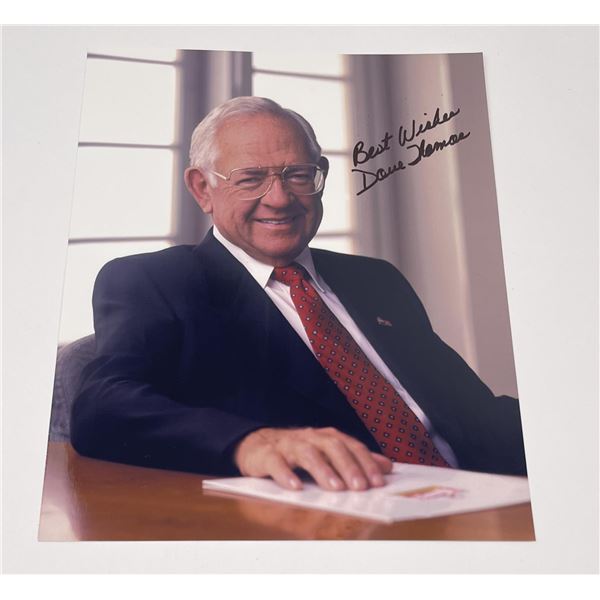 Dave Thomas Autographed Photo
