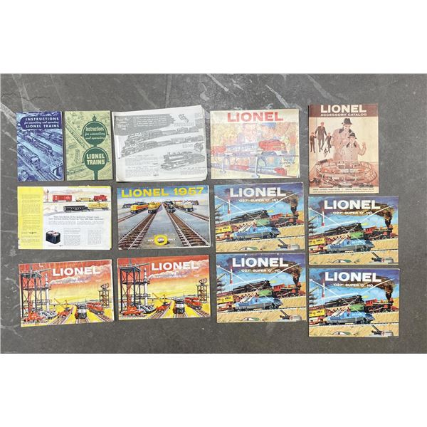 Collection of Lionel Train Catalogs