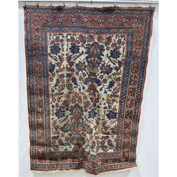 Antique Afshar Persian Oriental Rug