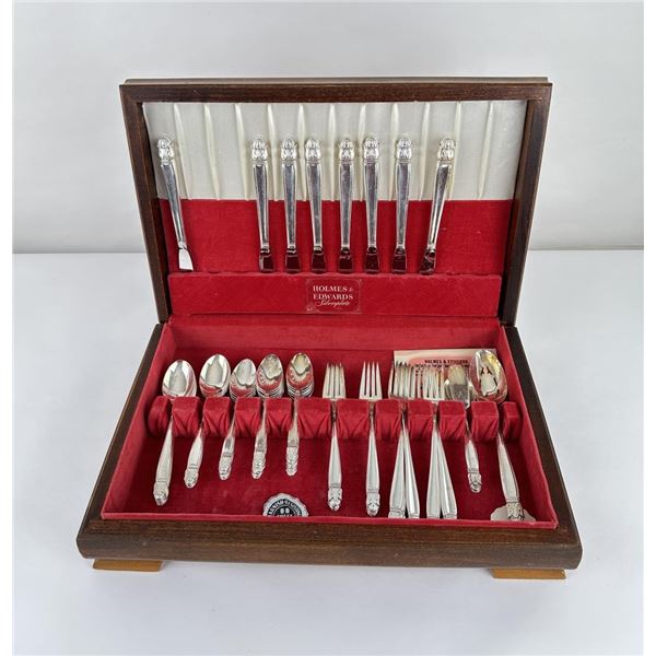 Holmes & Edwards Silver Plate Flatware Set