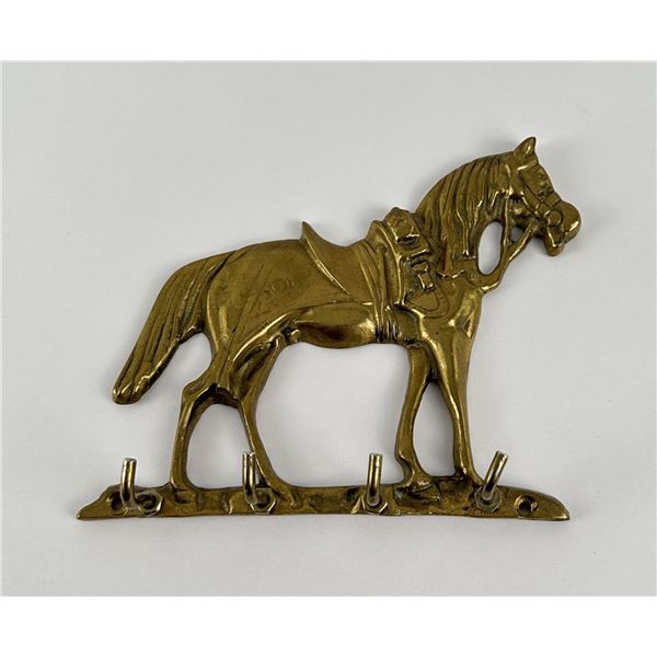Brass Horse Key Holder