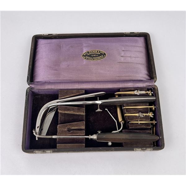 Civil War Diphtheria Intubation Kit Max Wocher