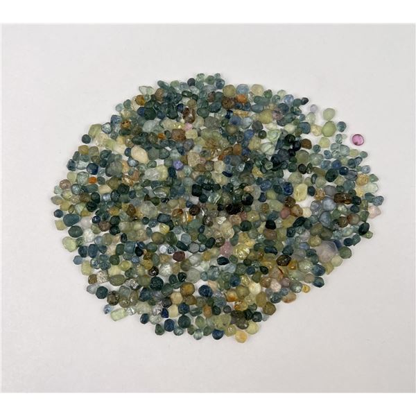 500 Carats of Montana Sapphire Rough