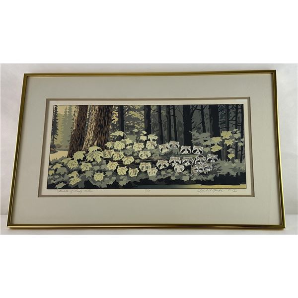 Robert A Kercher Serigraph Print