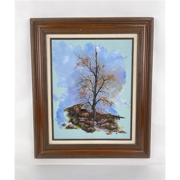 Landscape Painting Signed Thelma