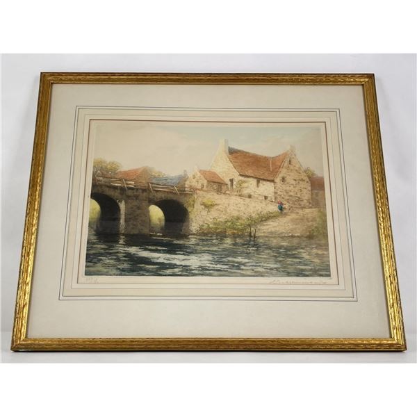 E.R. Haumont Artist Proof Etching