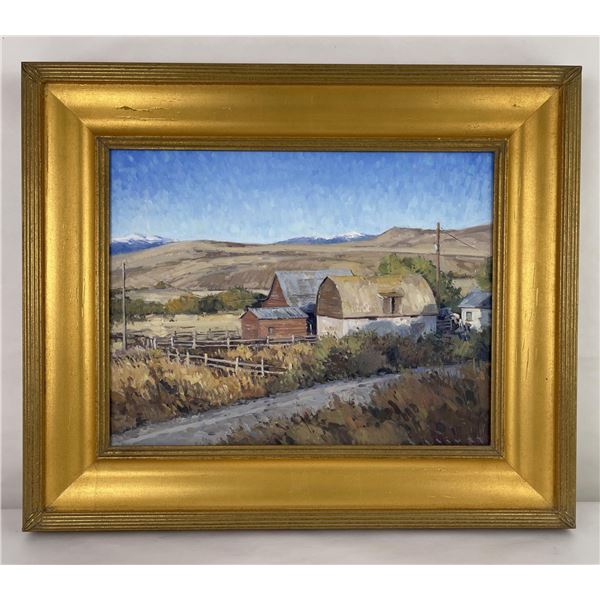 Josh Elliott Ranch Near Luther Montana Painting