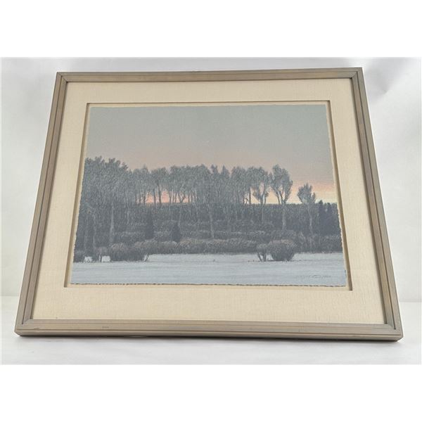 Russell Chatham Winter Evening in Silverbow County