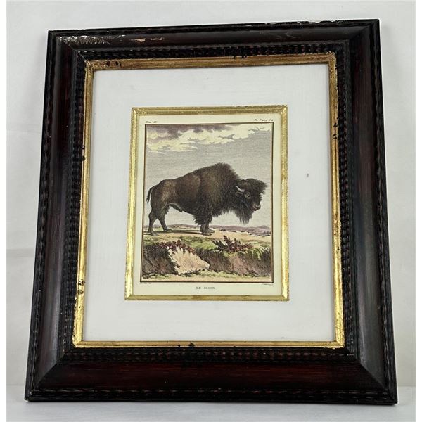 Jacques de Sève Le Bison Etching