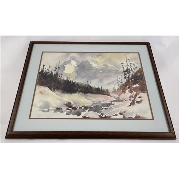 Montana Watercolor Painting