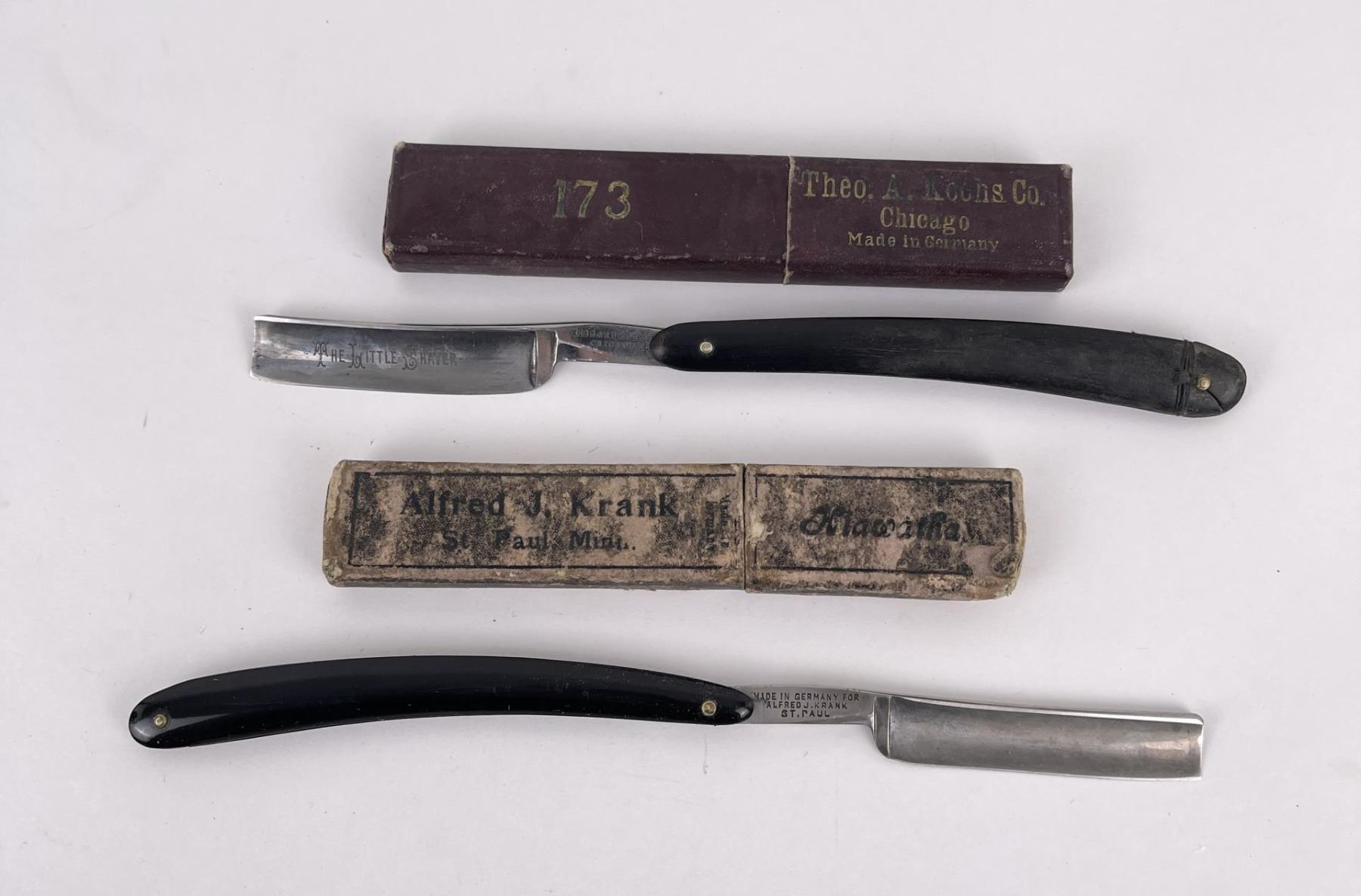 Antique Civil War Straight Razors