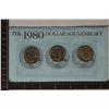 Image 1 : 1980-P/D/S SBA DOLLAR SOUVENIR SET