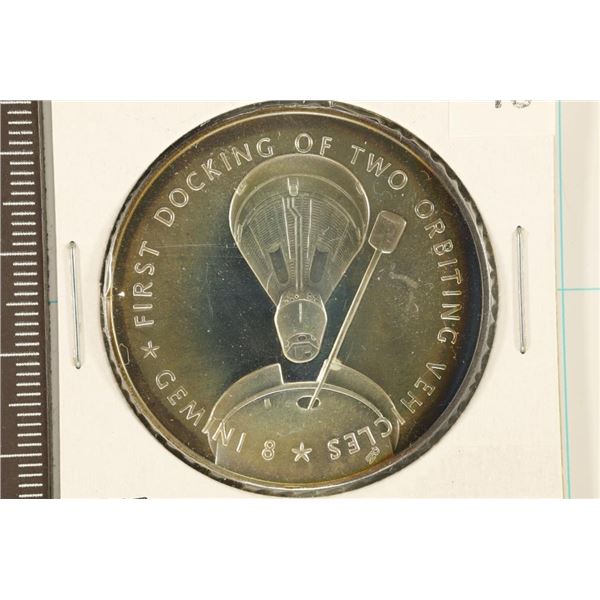 27 GRAM STERLING SILVER SPACE PROOF ROUND GEMINI