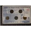 Image 2 : AMERICAN BISON NICKEL COLLECTION WITH 5 COINS