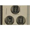 Image 1 : 3-1 GRAM SILVER INGOTS: ABRAHAM LINCOLN,
