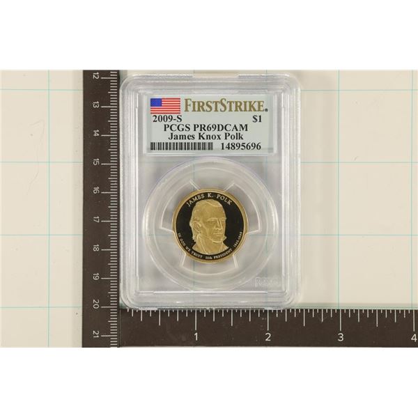 2009-S PRESIDENTIAL DOLLAR PCGS PR69 DCAM