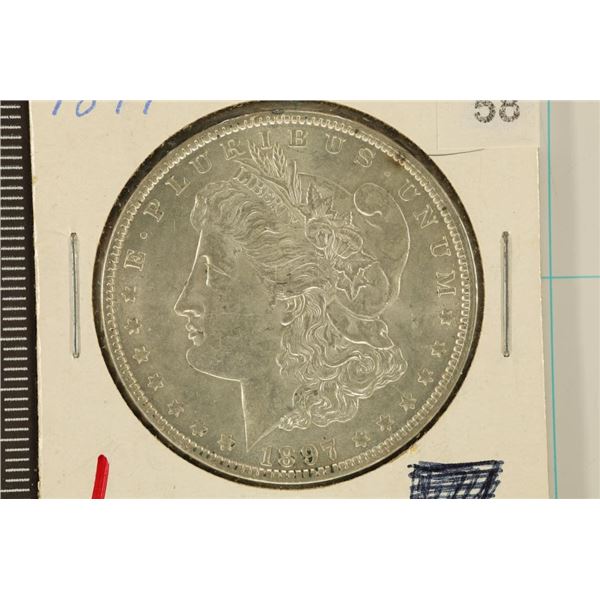 1897 MORGAN SILVER DOLLAR (BRILLIANT UNC) WATCH