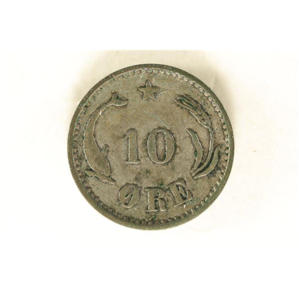 1889 DENMARK 10 ORE KM.795.1