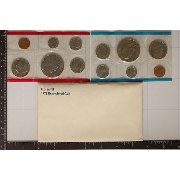 1978 US MINT SET (UNC) P/D (WITH ENVELOPE)