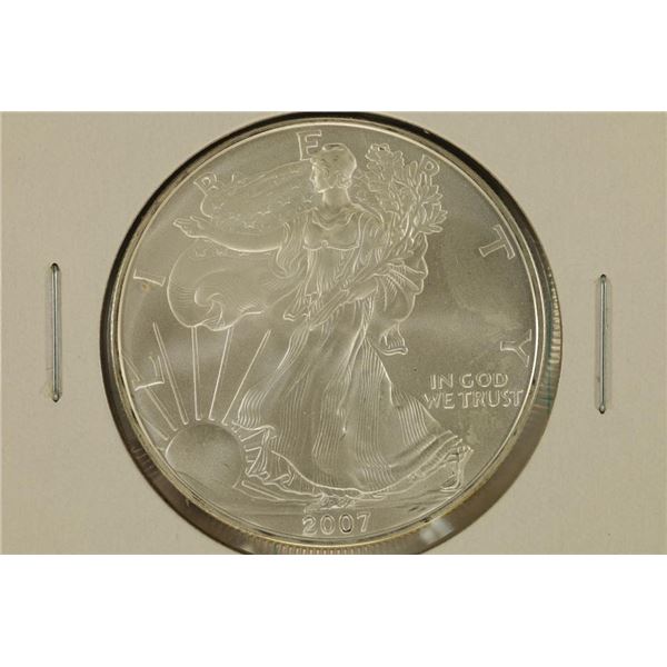 2007 AMERICAN SILVER EAGLE $1 (BRILLIANT UNC)