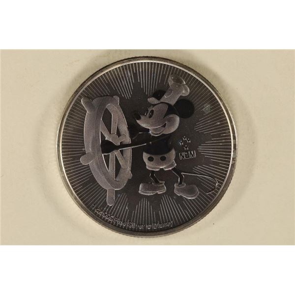 2017 NUIE SILVER $2 STEAMBOAT WILLIE TONED PURPLE